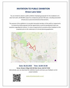 Drove Lane Solar Farm Exhibition 6.2.25